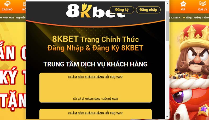 Tổng hợp các cách liên hệ nhà cái 8KBET dễ dàng và nhanh chóng